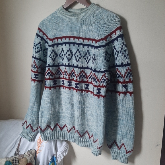 VTG 70s 80s National Alpine Ski Sweater Nordic - Picture 4 of 11